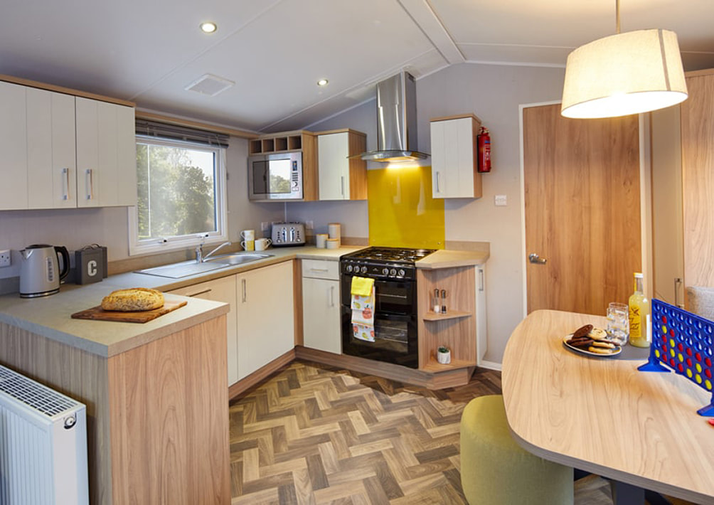 New static caravans for sale at Ardmillan Castle Holiday Park in Ayrshire.