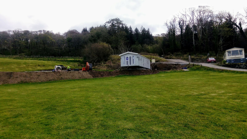 new sa view caravan bases at Ardmillan Castle in Ayrshire, click here