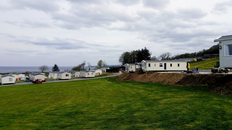 static caravans for sale at Ardmillan Castle Holiday Park with a sea view, click here