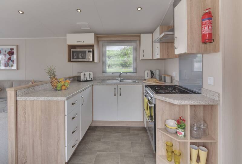 Static caravan holiday home for sale at Ardmillan Castle in Ayrshire, Scotland
